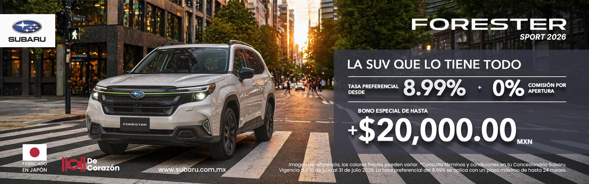 Subaru Forester Sport 2026